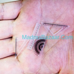 Mini Plastic Ruler & Protractors