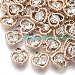 Acrylic Rhinestone Heart
