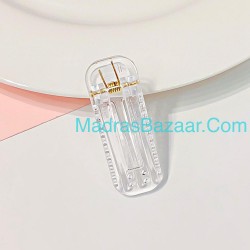 Transparent Alligator Hair Clips