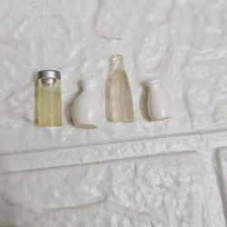 Miniature Bottle vase Set