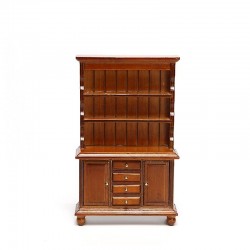 Miniature Multifunction Wood Cabinet Bookcase