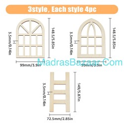 Wood Window Display Decorations 