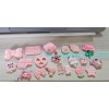 Mixed Opaque Pink Cabochons