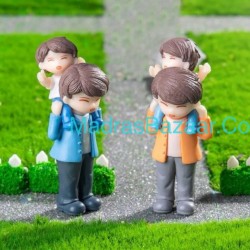 Father and son Miniature