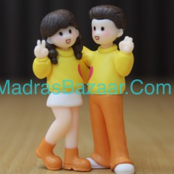 Cute Peace couple Miniature