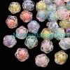 AB Transparent flower bead