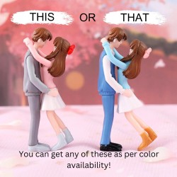Hugging couple