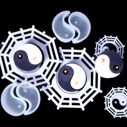 3D Yin Yang Candle Soap Mold