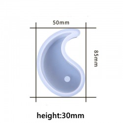 3D Yin Yang Candle Soap Mold