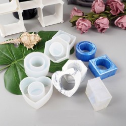 4 Shapes Minimalist Napkin Holders Ring 