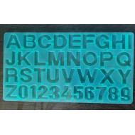 Front Alphabet Mold 