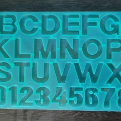 Front Alphabet Mold 