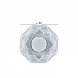 Flower Candle Holder Mold 