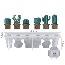 Cactus Magnet Silicone Mold