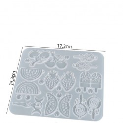 Fruit Candy Earring pendant Mold