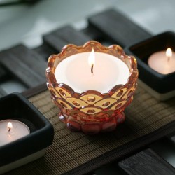 Scalloped T.light candle mold