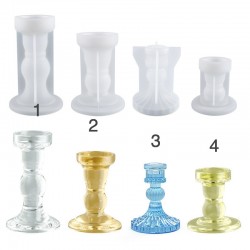 Roman Pillar Candle Holder Silicone Mold