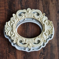 European Style Photo Frame New Silicone Mold 