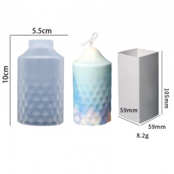 Cylinder Silicone Candle Mold