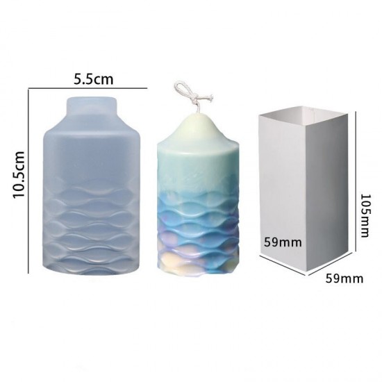 Cylinder Silicone Candle Mold