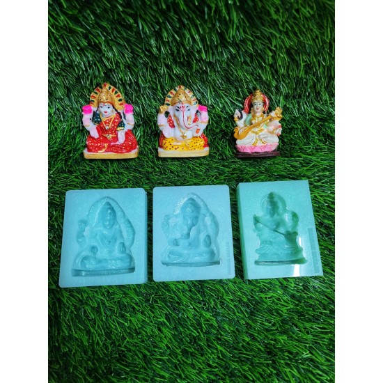 Ganesh Lakshmi Saraswati Mold