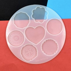 Bear Shelf Epoxy Resin Molds Mini Display Tray Silicone Mold Epoxy Casting  Mould