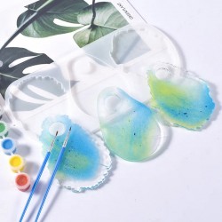 3 cavity Makeup Paint pallet Mold