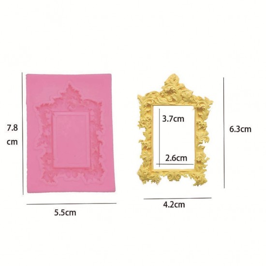 Vintage Embossed Frame Mold