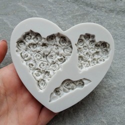 Heart Mold Hearts With Roses
