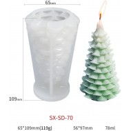 Christmas Tree Candle Mold Soap Mold 