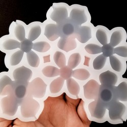 Assorted Flower Lollipop Silicone Mold
