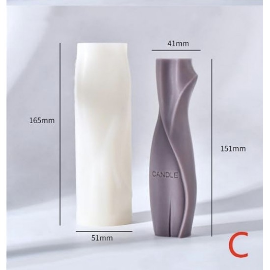 Abstract Shape Candle Mold