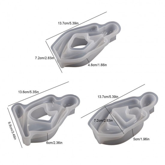 3D human Body silicone candle Mold 