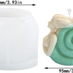 Conch Girl Shape Candle  soap Mold