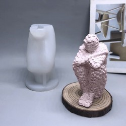 Thinker Candle Statue Mold