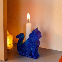 Cat Candle Holder Mold