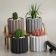Stripe Pot Candle Holder Mold