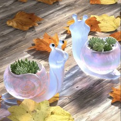 Snail Vase Holder Silicone Mold