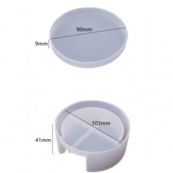 Round Coaster Box Storage Mold