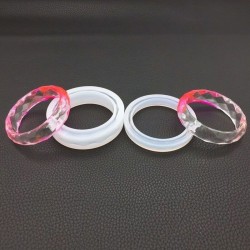 Silicon Cut Design Bangle Mold 56mm