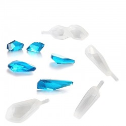 4Pcs Gem Crystal Silicone