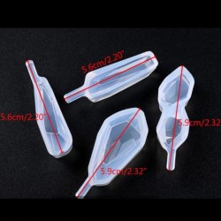 4Pcs Gem Crystal Silicone