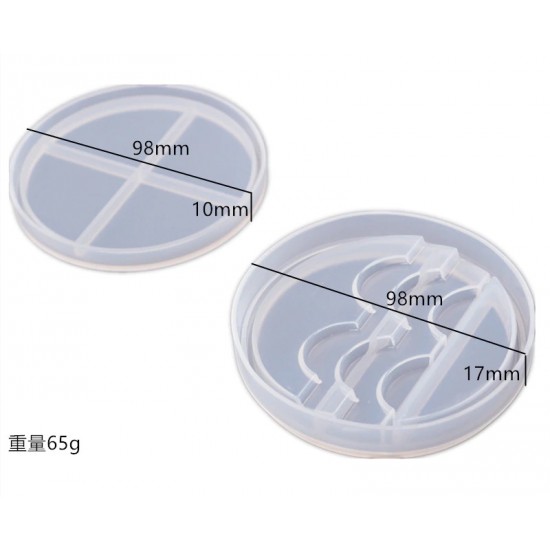 Round Eyelash Storage Box Mold