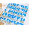Pixel Alphabet silicone mold