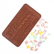 3D Alphabet Silicone Mold