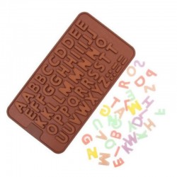 3D Alphabet Silicone Mold