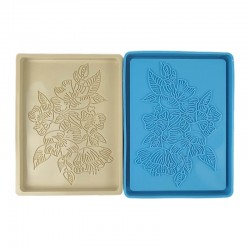 Floral Engraved Tray Mold