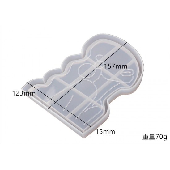 Girl Model Abstract Dish Plate Mold