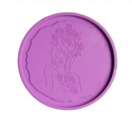 Flower Lady Coaster Mold 1