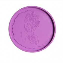 Flower Lady Coaster Mold 1